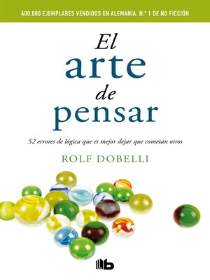 cover image of El arte de pensar